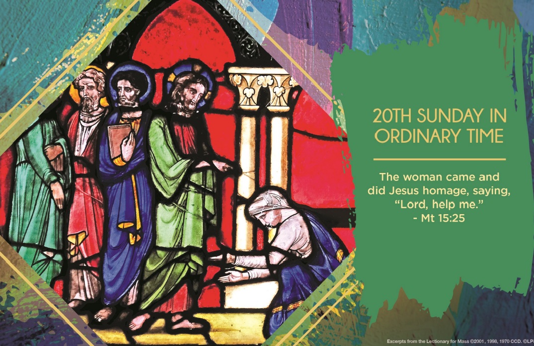 The Twentieth Sunday in Ordinary Time